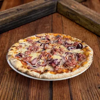 Pizza Salsiccia con cipolla