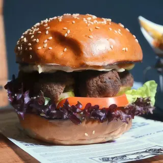 Burger fara carne