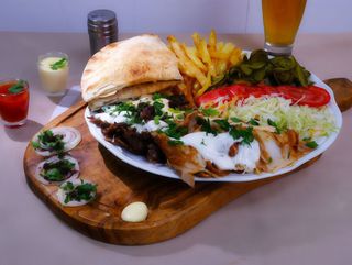 Shaorma farfurie mixtă