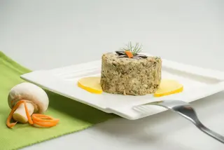 Drob de ciuperci champignon, vegan, fără gluten