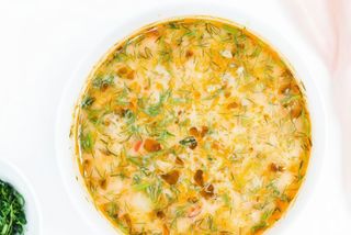 Ciorbă de dovlecei cu caju - vegan