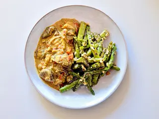 Sparanghel cu Shiitake curry - vegan / fără gluten / 350 g