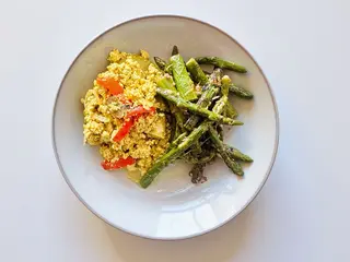 Sparanghel cu Omletă vegană din tofu - vegan / fără gluten /  350 g