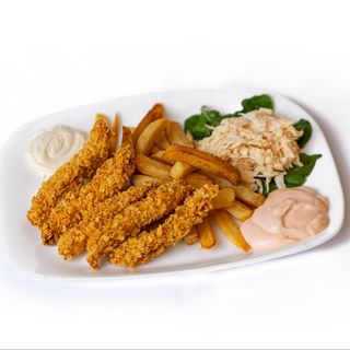 Crispy de Pui cu Coleslaw