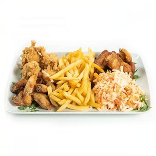 Platou cald aripioare