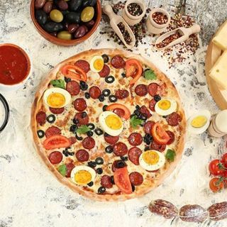 PIZZA CAPRICIOSA 1+1 Ø35 cm