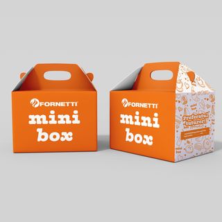 MNI BOX - 300g (4 buc mini hot dog, 4 buc mini cu pizza, 4 buc mini cu ciuperci)