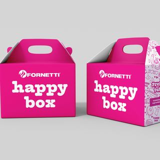 HAPPY BOX - 600g (5 buc mini cu visine, 5 buc mini cu caise, 4 buc mini cu branza dulce, 4 buc mini cu ciocolata, 4 buc mini cu mere)