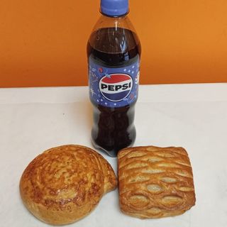 Melc cu cascaval + Pernuta cu cascaval + pepsi 500