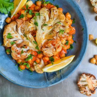 Steak de Conopida cu Humus