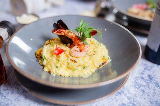 Risotto con frutti di mare