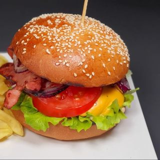 Cheeseburger de pui