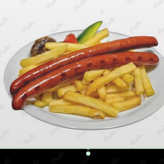 Meniu cârnați semiafumați la grătar