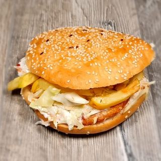 Cheeseburger de pui 