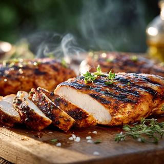 Piept de pui la gratar