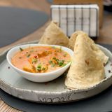 Butter chicken cu pâine chappati