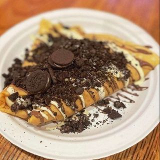 Clătită Nutella & Ciocolată Albă & Oreo