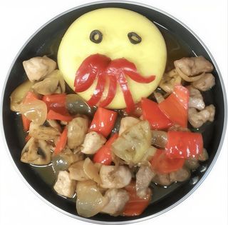 Tigaie picanta de pui