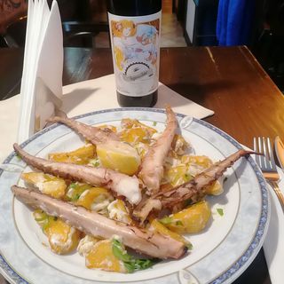 Tentacule calamar la grill