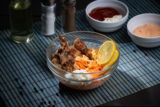 Salata de cruditati cu piept de pui