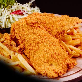 Meniu snitel de pui 500 gr