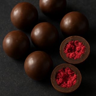 Zmeură in ciocolată cu lapte 