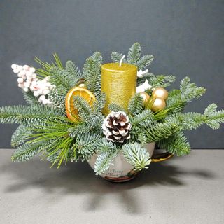 Aranjament Craciun in cana