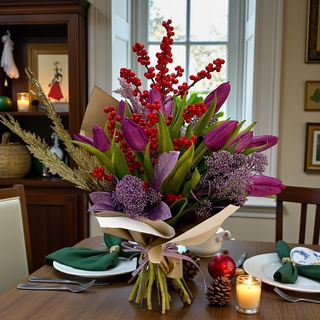 Lalele mov de Craciun