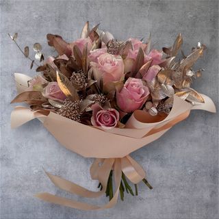 Trandafiri roz de Iarna