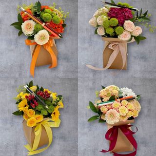 Pachet Flori Școală 4 buchete