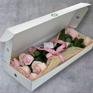Flowers at Home – Blush Elegance | 9 trandafiri Ecuador roz pal
