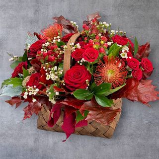 Coș floral Red Autumn