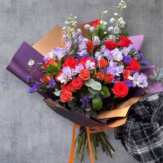 Portocaliu si Mov Aniversare