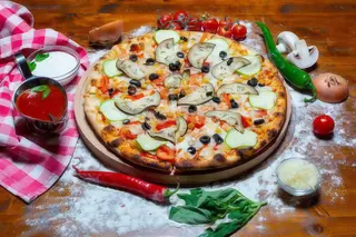Pizza con Verdure mare Ø 44cm