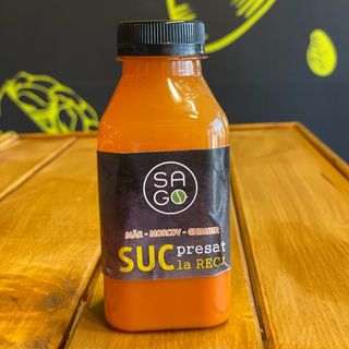 Suc presat la rece din mar, morcov si ghimbir