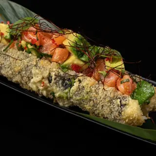 Salmon hot dog