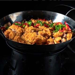 Kamo to curry tonkatsu