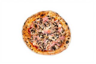 Prosciutto e Funghi .