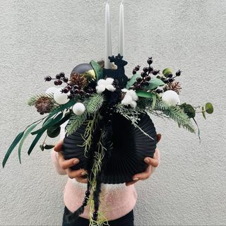 Aranjament Crăciun Negru