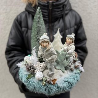 Aranjament Crăciun - poveste de iarnă