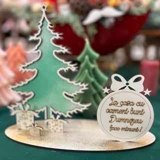 Cadouri Secret Santa de Craciun 3 - Decor lemn