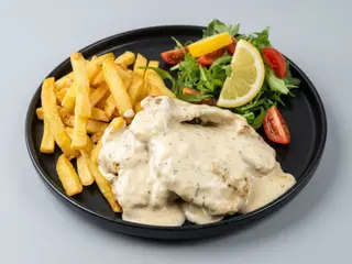 Pui in sos gorgonzola 400g
