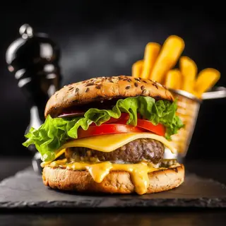 Meniu cheeseburger 