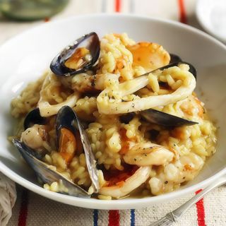 Risotto cu fructe de mare
