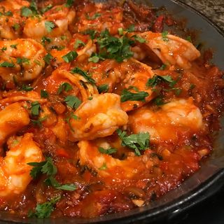 Creveti picanti in sos de citrice 