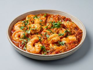 Creveti picanti in sos de citrice 