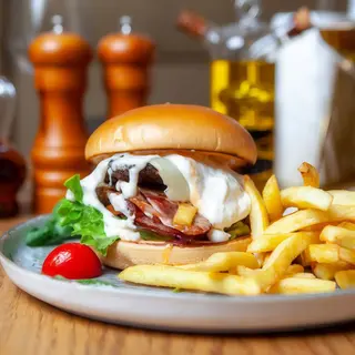 Truffle Sloppy Cheeseburger Menu