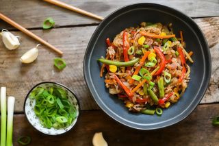 Orez basmati cu legume la wok post