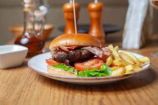 Juicy Bacon Burger Menu