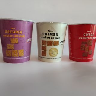 Crackers sustenabili din malț de bere